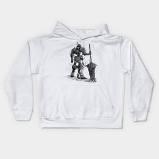 Gundam barbatos lupus Kids Hoodie